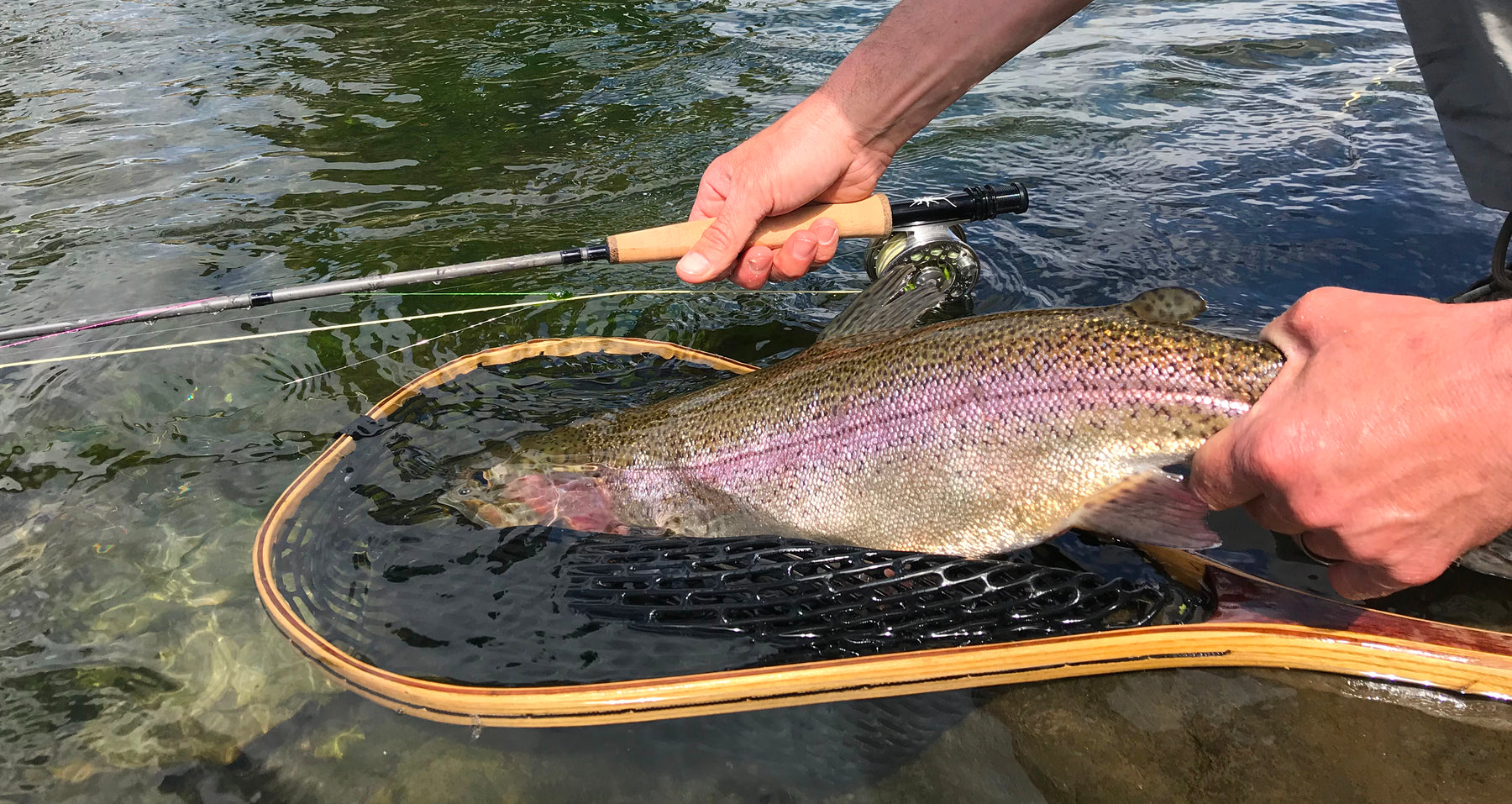 TIP OF THE WEEK:  Float Your Sighter Material when fishing ESN in Winter.