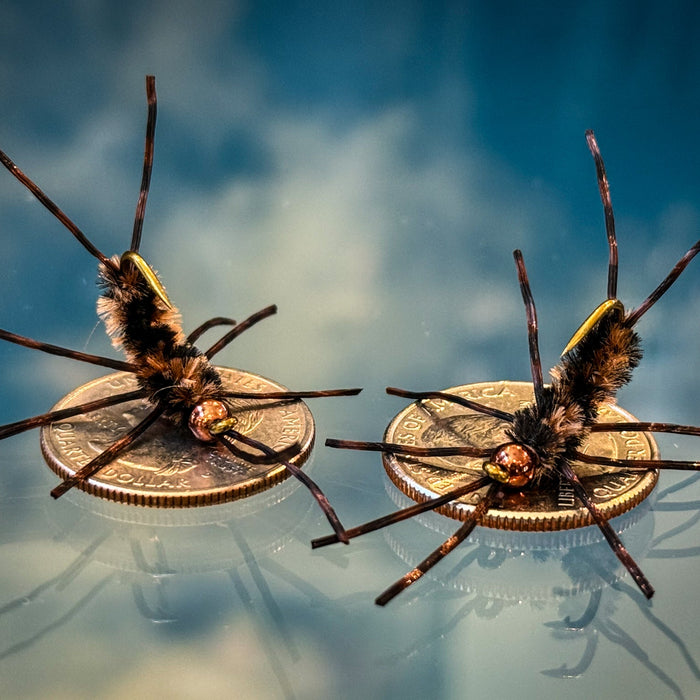 Tying a Curved Shank Pat's Rubber Leg
