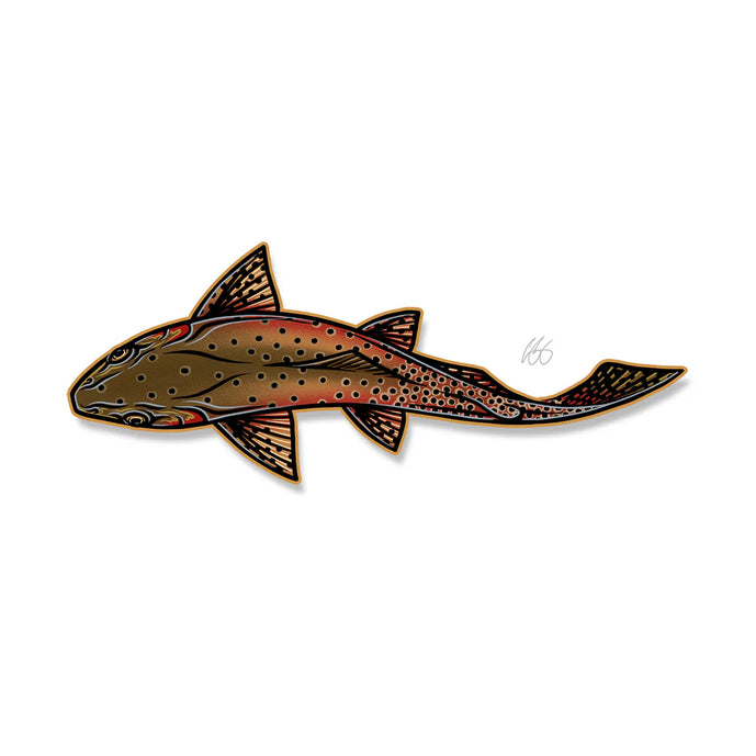 Casey Underwood Swimming Cutthroat Decal