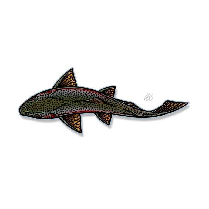 Casey Underwood Swimming Rainbow Decal