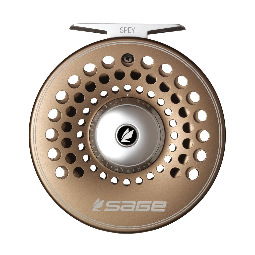 Sage Spey Fly Reel 6/7/8 / Stealth/Silver