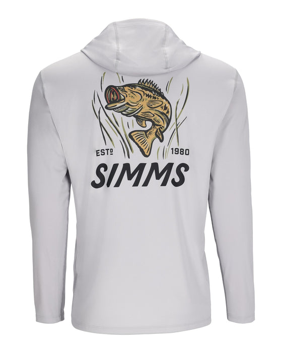 Simms Logo Hoodie - Men's White, XL