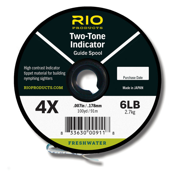 RIO 2-Tone Indicator // Euro Nymphing Sighter Material - 100 Yard Spool
