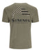 Simms M's Wooden Flag Trout T-Shirt
