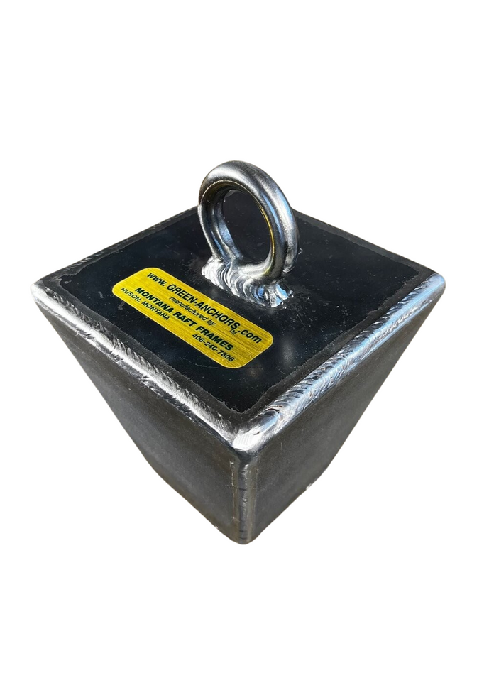 4 Sided Pyramid Green Anchor