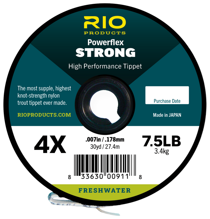 RIO Powerflex Strong Tippet // 0X-7X