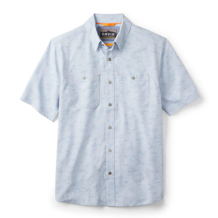 Orvis Men’s Tech Chambray Short-Sleeve Work Shirt