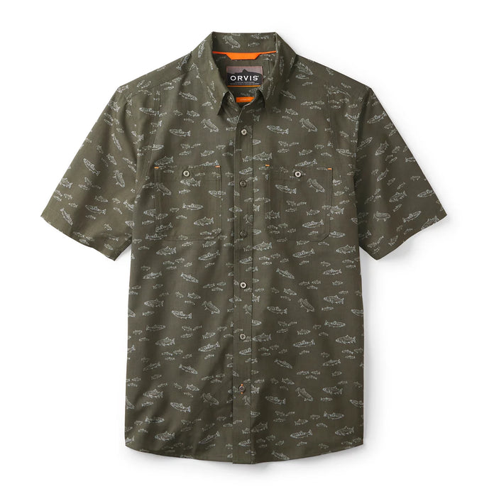 Orvis Men’s Tech Chambray Short-Sleeve Work Shirt