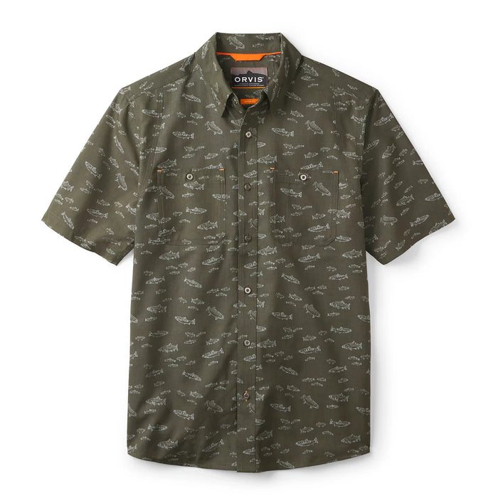 Orvis Men’s Tech Chambray Short-Sleeve Work Shirt