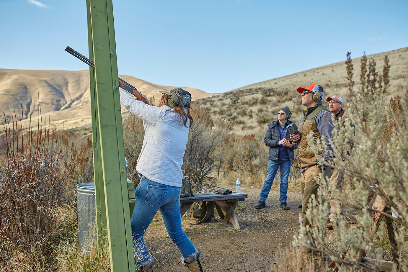 Shoot a round of Sporting Clays