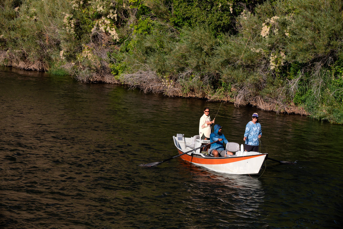 Fishing By Riverside RIVERSIDE — Red's Fly Shop