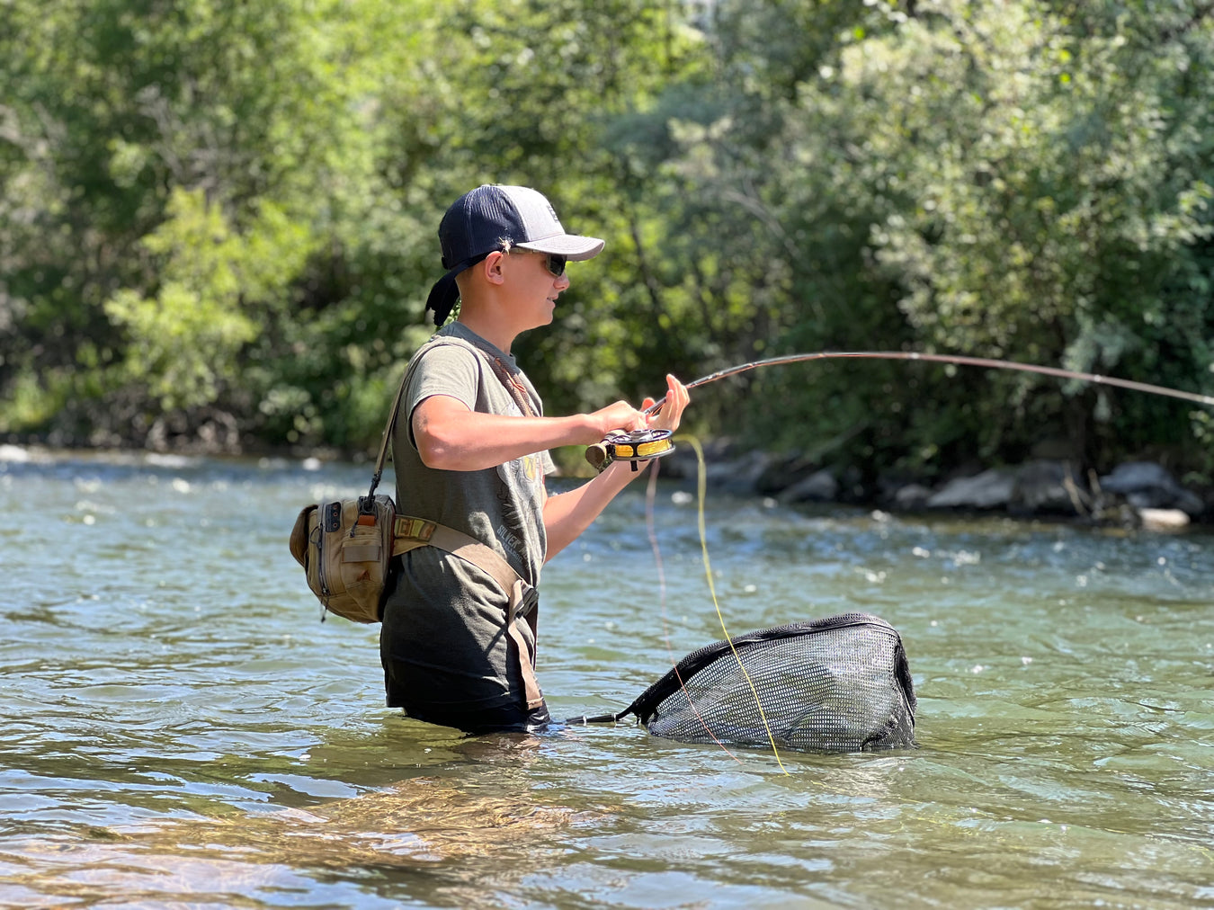 Fishing By Riverside RIVERSIDE — Red's Fly Shop
