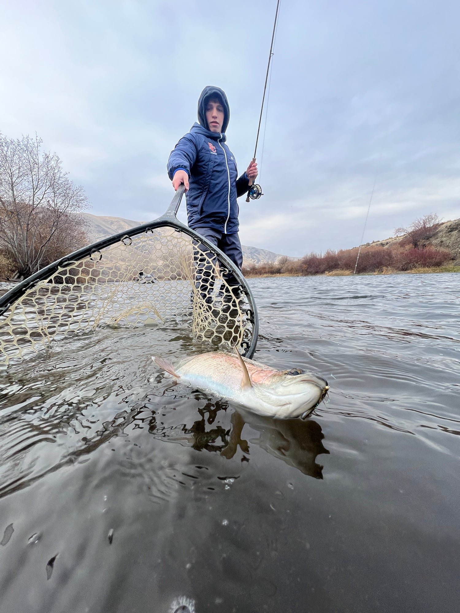 Winter fishing on the Yakima River