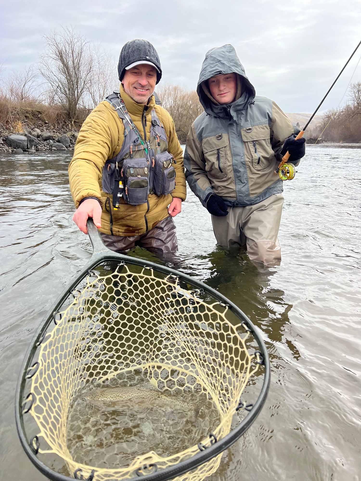 Guided Fishing on the Yakima River in the Winter