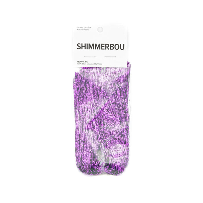 Purple Shimmerbou, rich and flashy, a favorite for steelhead and salmon fly patterns.