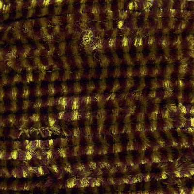 Wapsi variegated chenille fly tying material used for stonefly nymph patterns, woolly buggers, and large trout flies