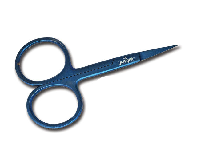 Umpqua Dream Stream Plus 4-inch all purpose scissors – versatile fly tying scissors for cutting thread, synthetics, and natural materials with clean precision.”