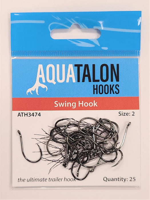 AquaTalon 3474 Swing Hook in size #2 – versatile swing hook suited for a wide range of steelhead and trout spey patterns.