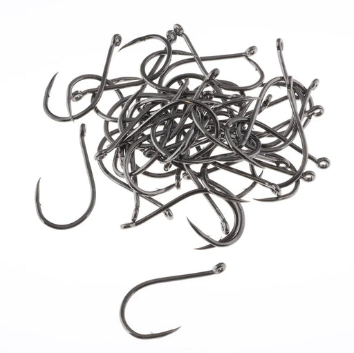 AquaTalon 3474 Swing Hooks by Aqua Flies – black-finish, upturned-eye hooks designed for swing-style flies and intruders.