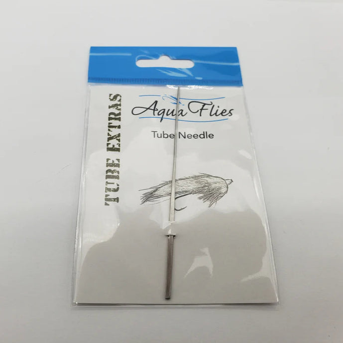 Aqua Flies Tube Needle – precision tool for securely holding tubing while tying custom tube flies with standard vises.