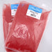 Aqua Fur fly tying material in Red – synthetic dubbing fiber with natural movement and vibrant color.