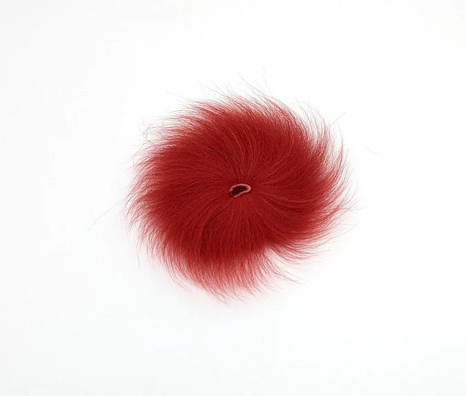 Red Arctic Fisherman Blue Fox by Nature’s Spirit – soft, flowing natural fur ideal for steelhead, salmon, and attractor fly wings, collars, and composite loops.