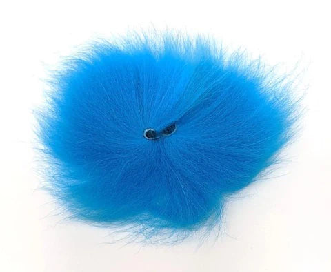 Electric blue Blue Fox fur – soft and flowing, great for steelhead, saltwater, and flashy streamer flies.