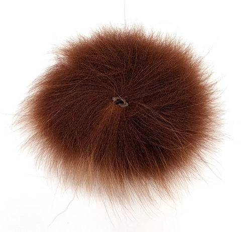 Brown Arctic Blue Fox fly tying fur – soft, natural underfur perfect for sculpin or stonefly patterns.