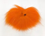 Bright orange Blue Fox fur for fly tying – popular choice for egg patterns, intruders, and attractor flies.