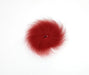 Red Arctic Blue Fox fly tying fur – soft, vibrant material ideal for salmon, steelhead, and bold attractor patterns.
