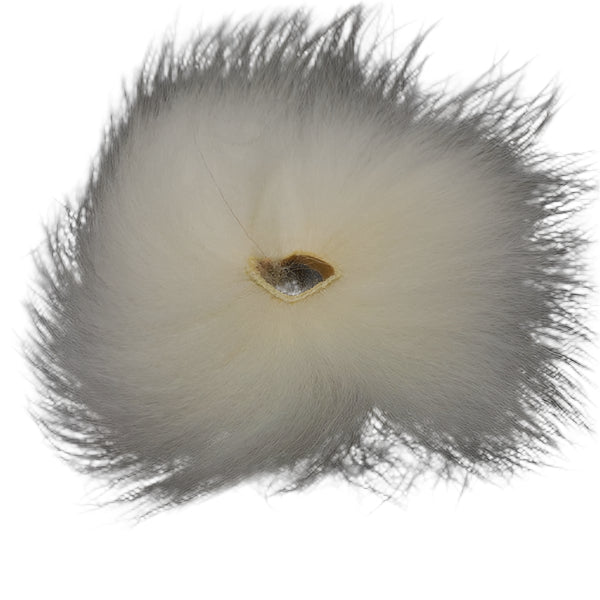 White Blue Fox fur for fly tying – versatile for wings, tails, and snowy steelhead or saltwater patterns.