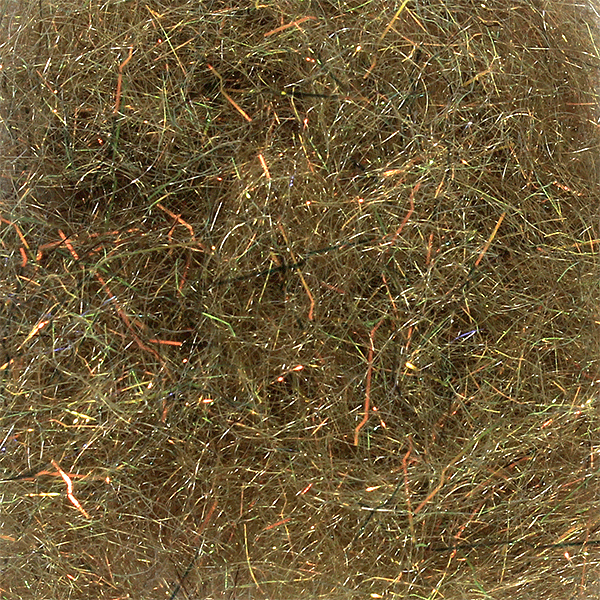 Copper Olive Arizona Diamond Dub by MFC – metallic green-brown dubbing ideal for caddis pupae, Euro nymphs, and buggy streamer bodies.