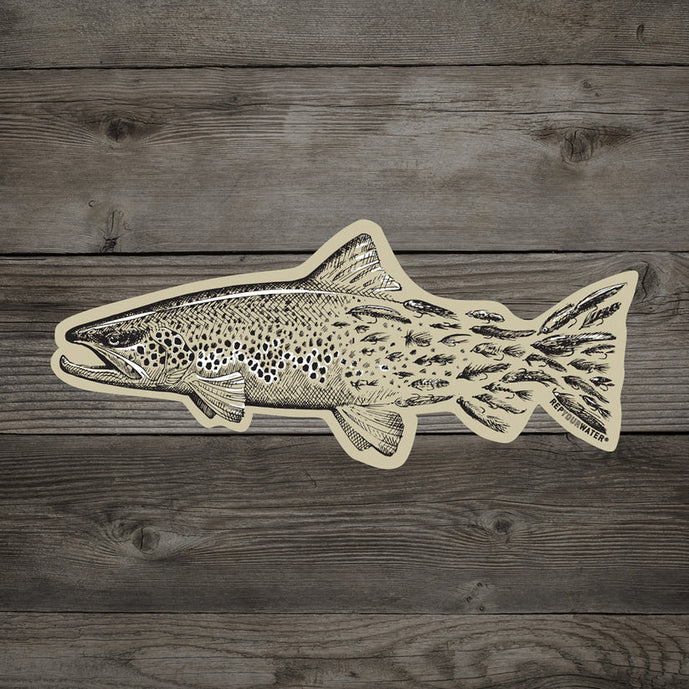 Rep Your Water "Brown Snacks" Sticker