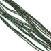Barred Crazy Legs in Olive/Green by Hareline – lifelike olive silicone legs with bold green barring to enhance crawfish, leech, and insect patterns.