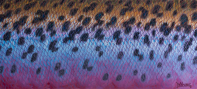 DeYoung Rainbow Flank - Purple Canvas Print