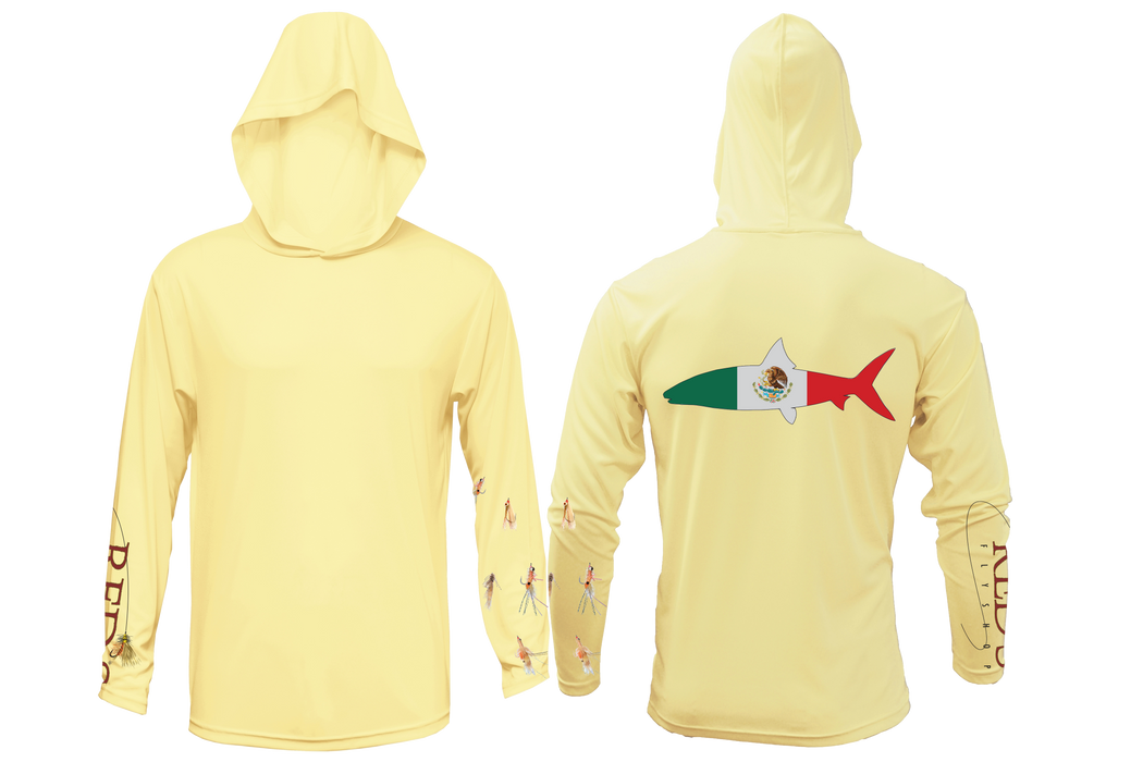 Mexico Flag Bonefish Sun Hoody