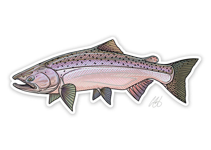 Casey Underwood Chinook Salmon Decal