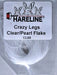 Crazy Legs in Clear/Pearl by Hareline—subtle, translucent silicone legs with a pearlescent flash, ideal for imitating natural prey and subtle finesse flies.