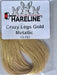 Crazy Legs in Gold Metallic by Hareline—high-shimmer silicone legs perfect for flashy patterns and saltwater flies, adding sparkle and swim-like action.