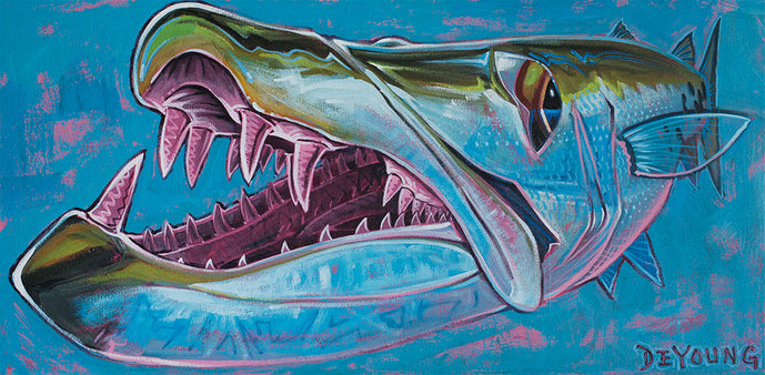 DeYoung Cuda Teeth Canvas Print