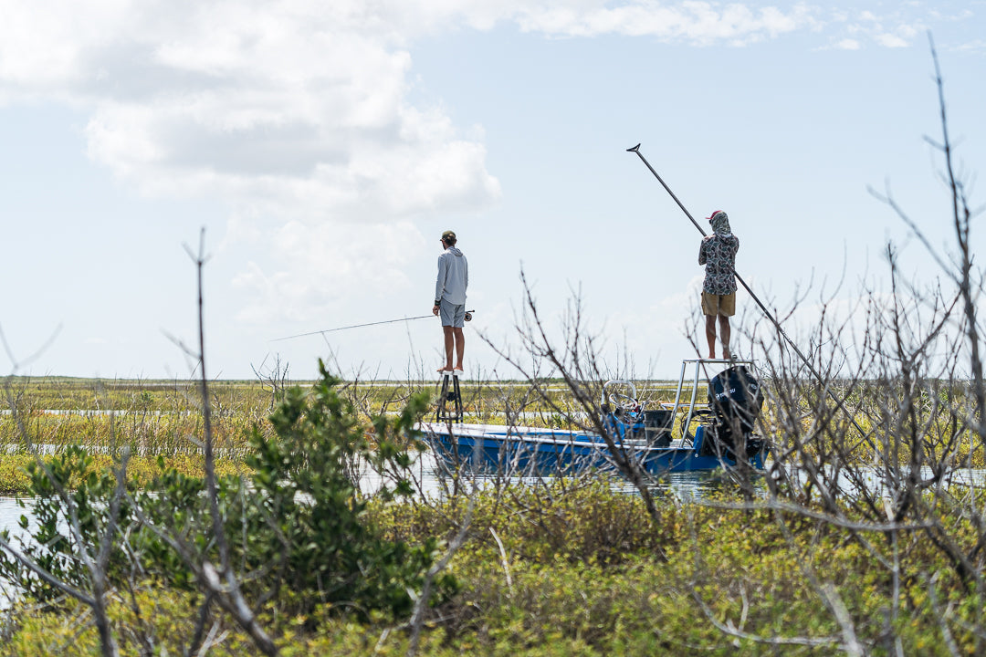 Bay Flats Lodge Fly Fishing for Redfish