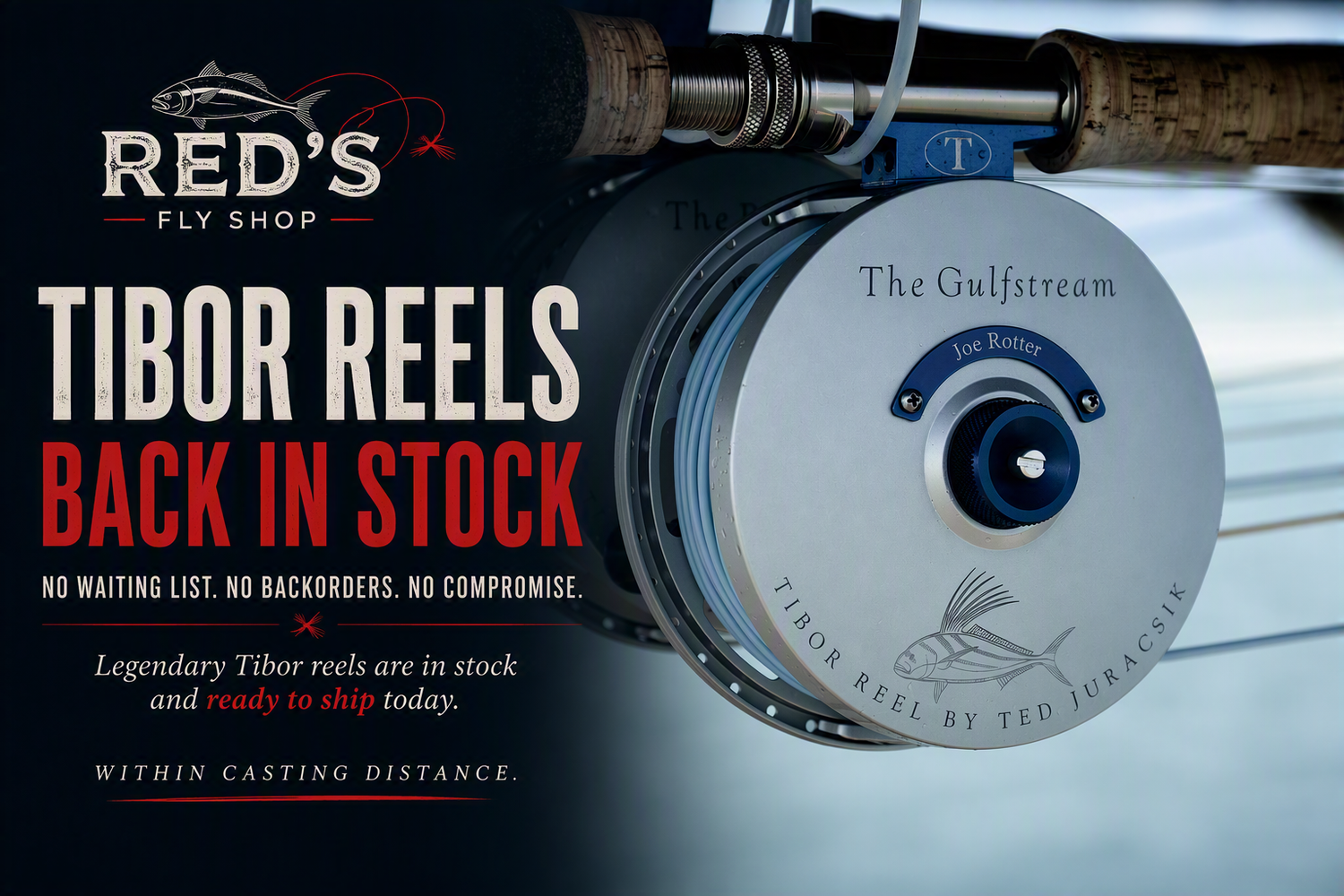 TIBOR REELS. NO WAIT TIME.