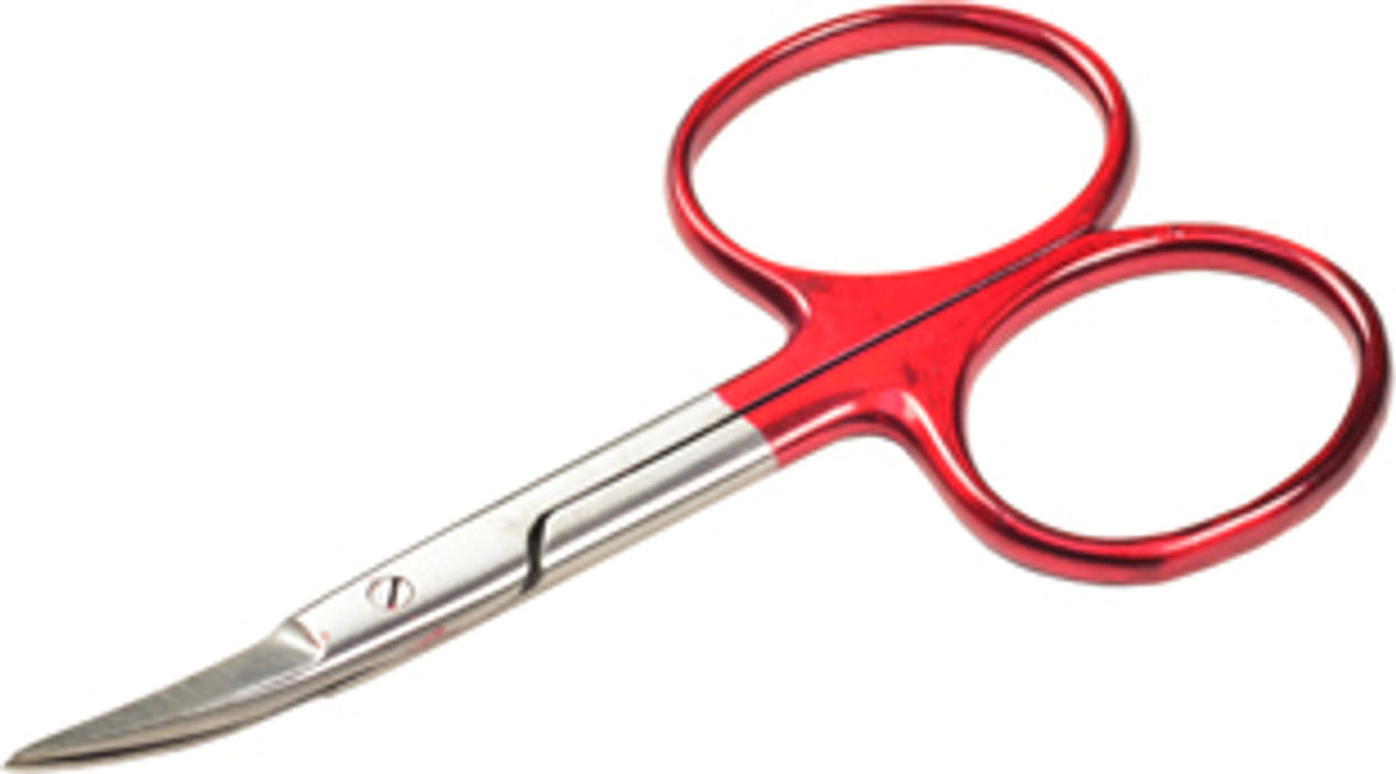 Umpqua Dream Stream 3.5-inch curved standard scissors – precision fly tying scissors with curved blades for trimming close to the hook and shaping delicate materials.