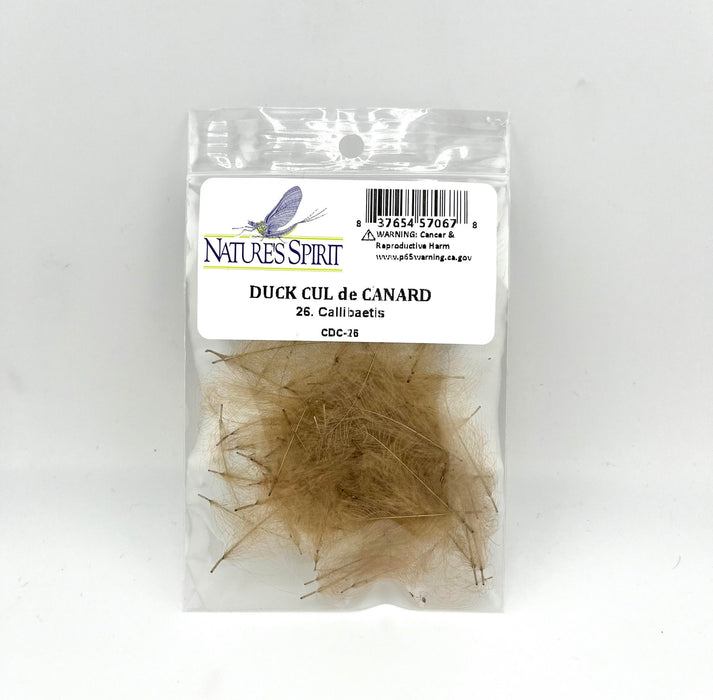 Baetis Duck CDC by Nature’s Spirit – subtle greenish-gray CDC feathers designed for tying realistic Baetis nymphs and emergers.”