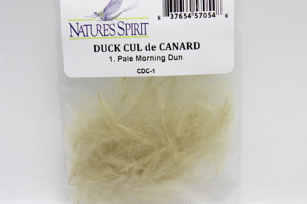 PMD Duck CDC by Nature’s Spirit – pale yellow CDC feathers perfect for Pale Morning Dun patterns and delicate dry flies.