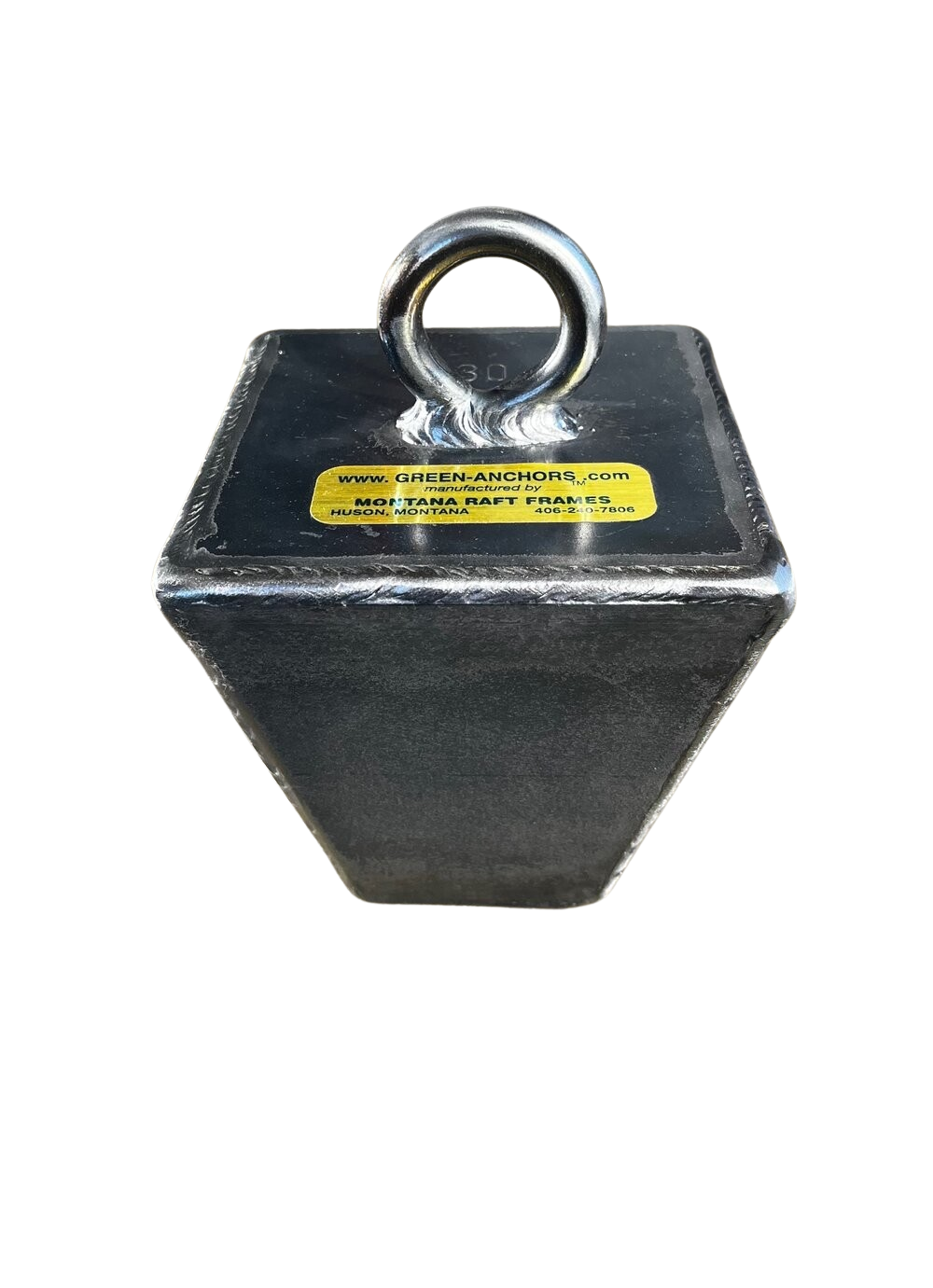 4 Sided Pyramid Green Anchor — Red's Fly Shop