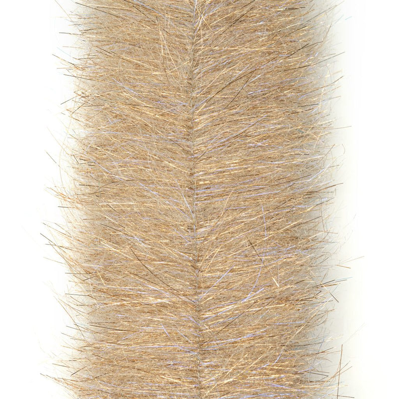 EP Shrimp Dub Brush in shrimp tan – warm, natural tan dubbing brush ideal for realistic shrimp imitations and flats flies.