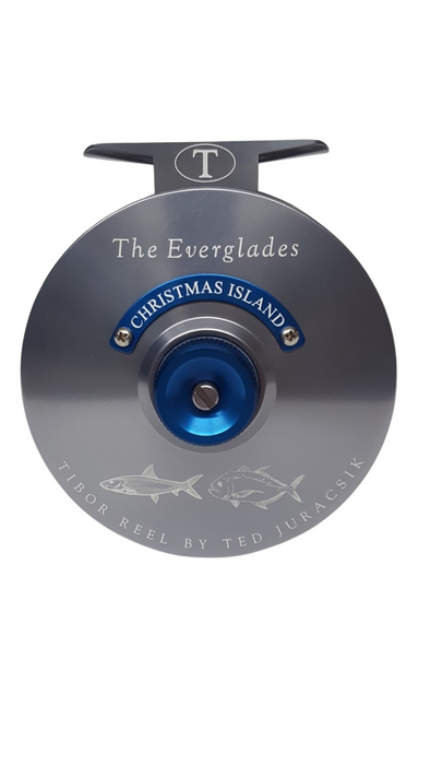 Tibor Special Edition Christmas Island Fly Reels // Bonefish and Giant Trevally Engravings