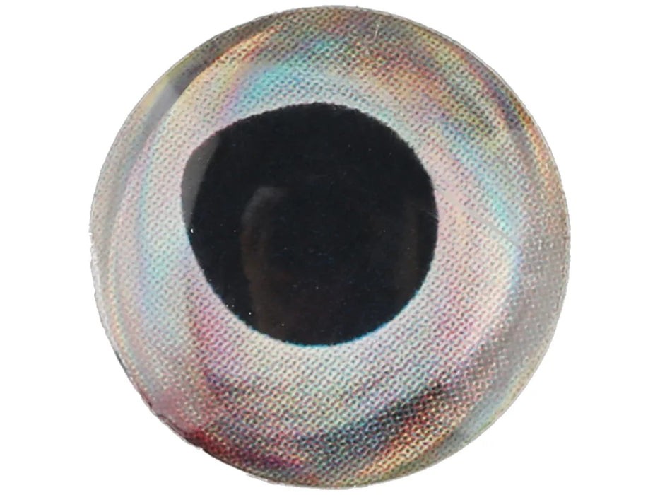 Fish-Skull Living Eyes in Ice – cool-toned, blue and silver reflective 3D eyes designed to imitate natural baitfish appearance.