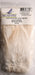 Bleached white Fish Hunter Collaring Schlappen – soft, flowing feathers perfect for collars on baitfish patterns, saltwater flies, and high-contrast streamers.